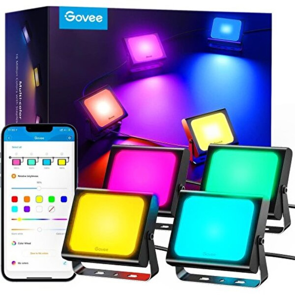 Govee H7060312 Rgbicww Led Akıllı Siyah Dış Mekan Aydınlatma Led Aydınlatmalar Fiyatı