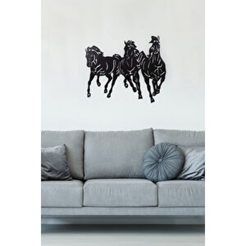Gowpenart 3'lü At Ev ve Ofis Metal Duvar Tablosu - 41 x 49 Cm Tablo & Poster Fiyatı
