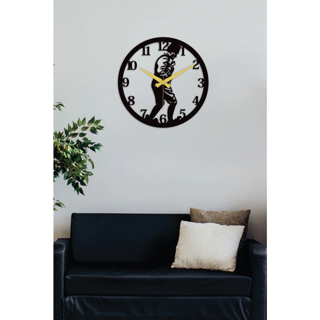 Gowpenart Dizayn Gowpenart Atatürk Kocatepe Metal Siyah Metal Duvar Saati - Ev & Ofis Saati - Hediyelik Saat - 60 x 60 cm SSD / Solid State Drive Fiyatı