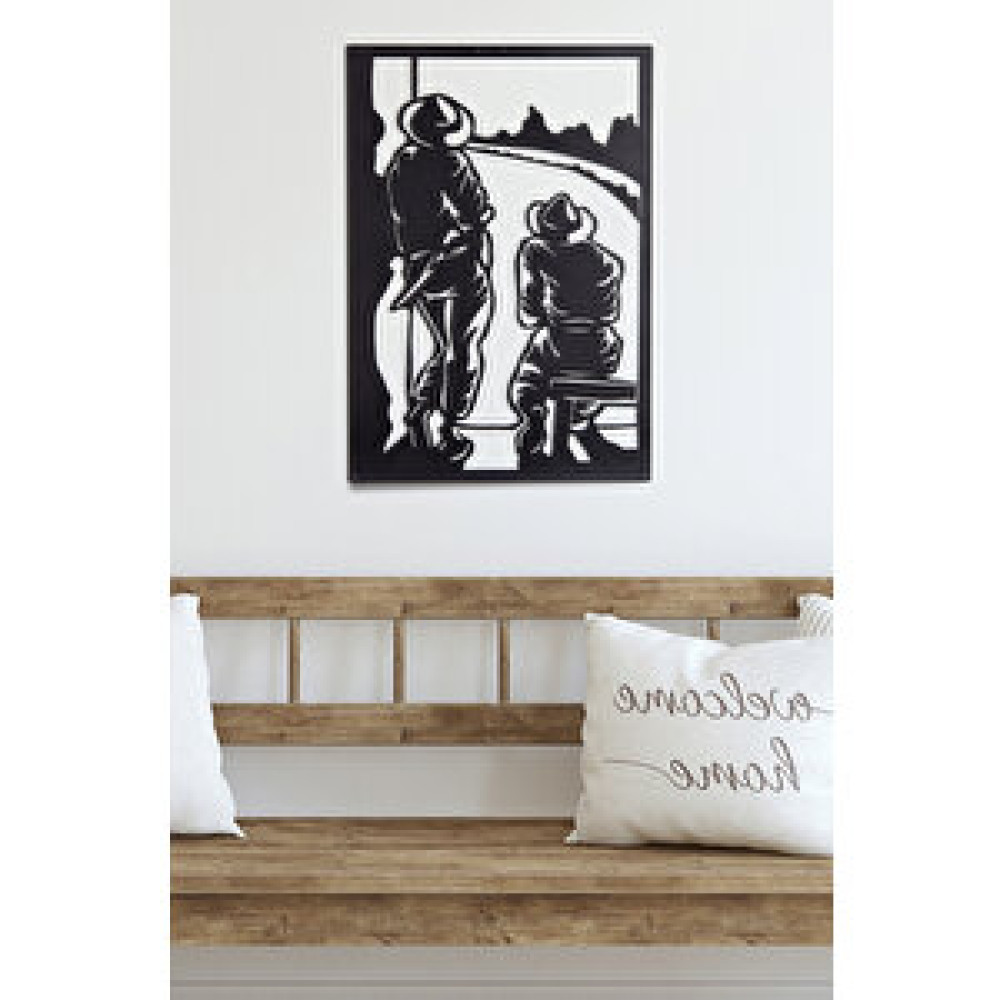 Gowpenart İki Adam Ev ve Ofis Metal Duvar Tablosu - 34 x 49 Cm Tablo & Poster Fiyatı