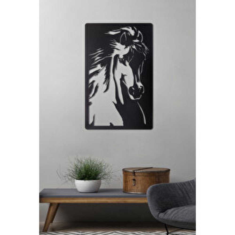 Gowpenart Tekli At Ev ve Ofis Metal Duvar Tablosu - 70 x 45 Cm Tablo & Poster Fiyatı