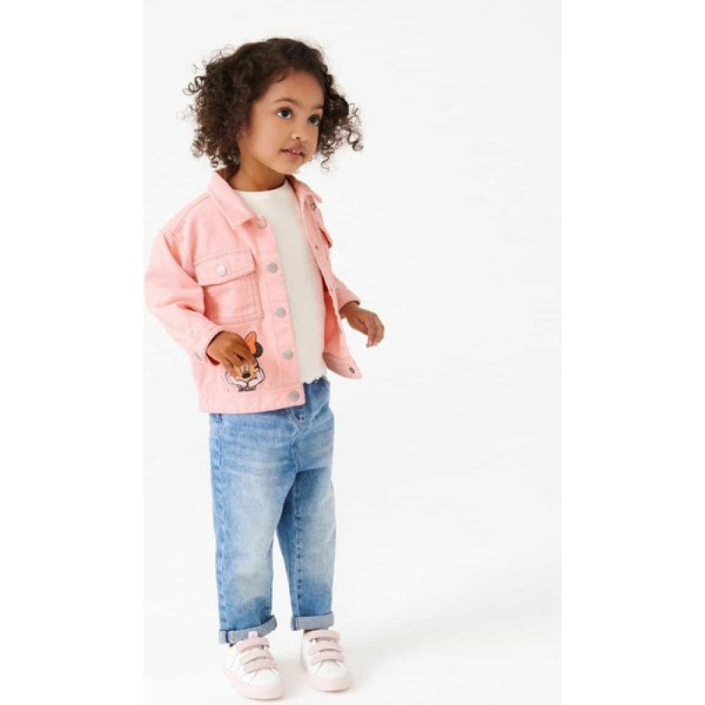 Gozde Fashion Pembe Minnie Kot Ceket Kız Çocuk Mont Fiyatı