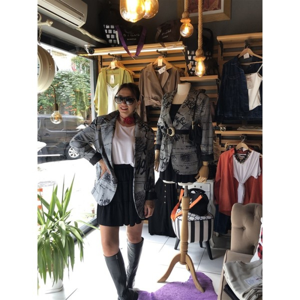 Gözde Tasarım Butik Kadın Siyah Renk Krinkıl Gofre Kumaş Içi Şortlu Etek Etek Fiyatı