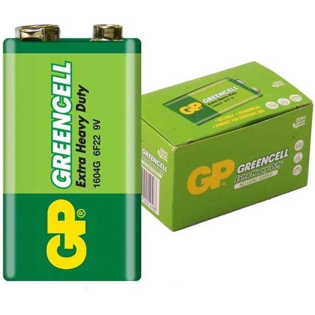 Gp 1604G-B Greencell 9 Volt Pil (10'lu Paket) Normal & Şarj Edilebilir Piller Fiyatı