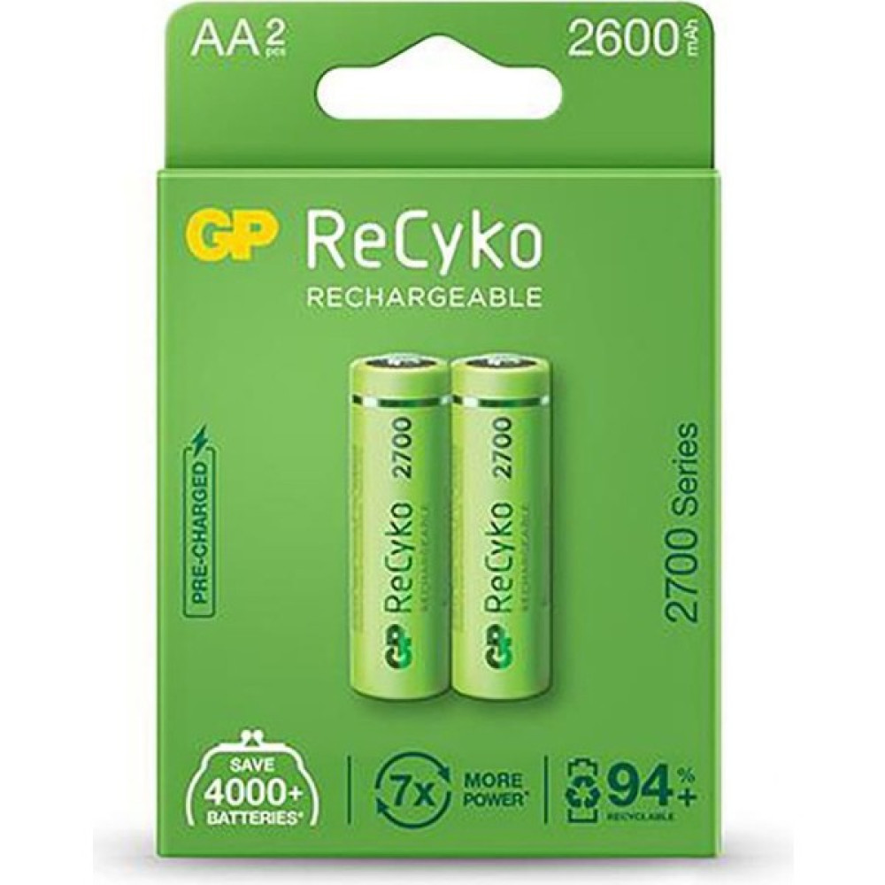 Gp 2600 R6 Aa Kalem Şarjlı Pil 2li Bls Paket Recyko Yeşil (4886) Oto Boyaları Fiyatı