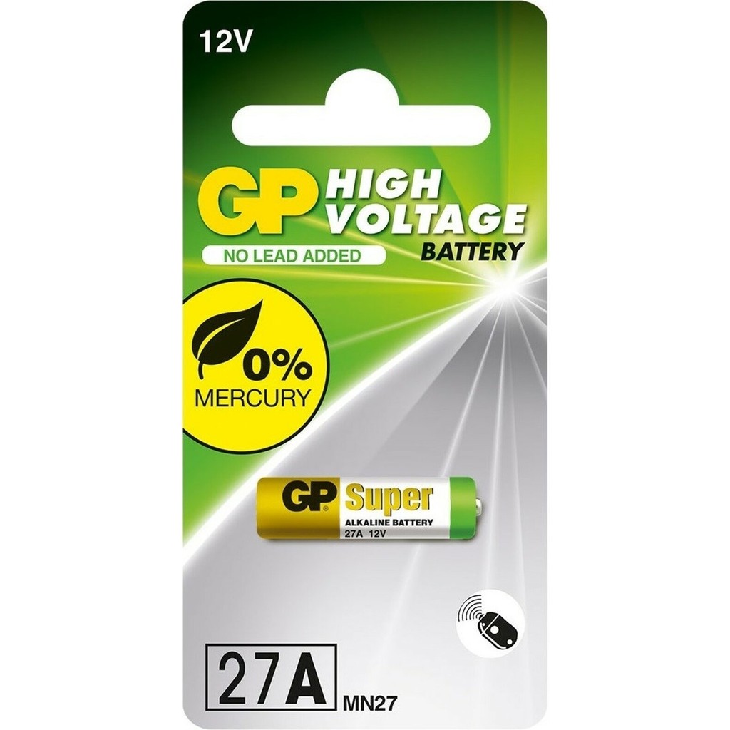 GP 27A 12V Alkalin Araç Kumanda Pili GP27A-C5 20 mAh Uzun Ömürlü Güvenilir Kullanım İçin Uygun TV Aksesuarları Fiyatı