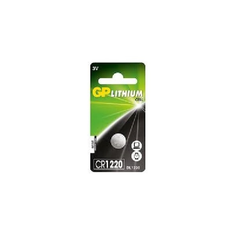 Gp CR1220-U1 3V Lityum Düğme Pil Tekli Paket Normal & Şarj Edilebilir Piller Fiyatı