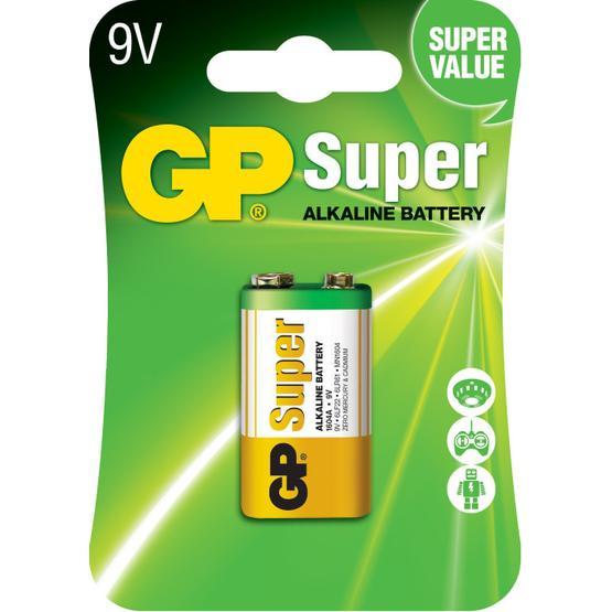 GP GP1604AMTP-2U1 9V R8 Super Alkalin Pil