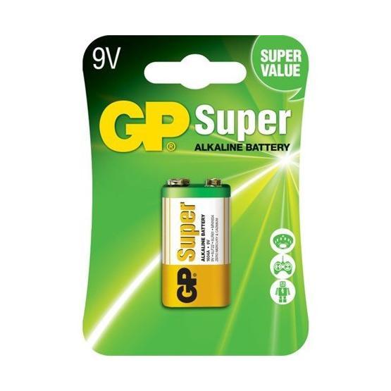 GP GP1604AMTP-2U1 9V R8 Super Alkalin Pil