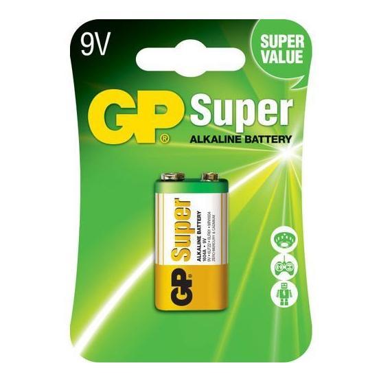 GP GP1604AMTP-2U1 9V R8 Super Alkalin Pil