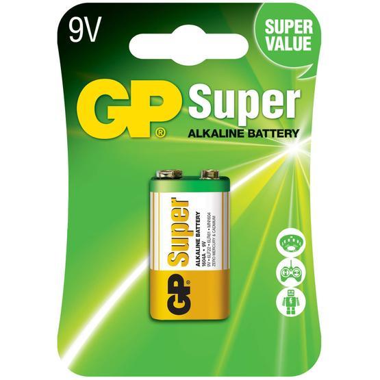 GP GP1604AMTP-2U1 9V R8 Super Alkalin Pil