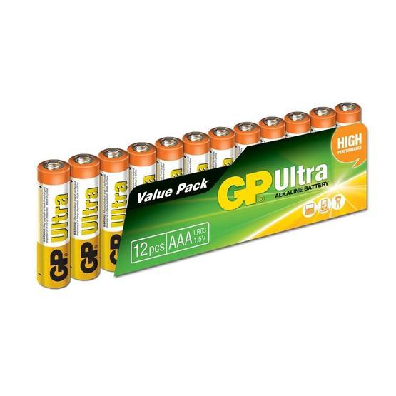 GP LR03 12'li Ultra Alkalin İnce Kalem Pil Normal & Şarj Edilebilir Piller Fiyatı