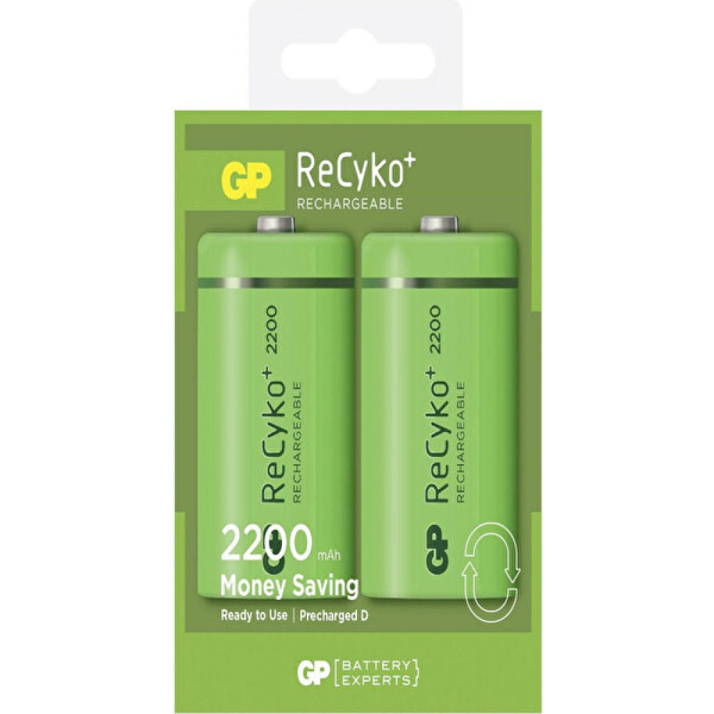Gp Recyko 2200 Mah D Büyük Boy Şarj Edilebilir Pil 2'li Paket-Erpilsan - 2' li Şarj Cihazları & Kitler Fiyatı