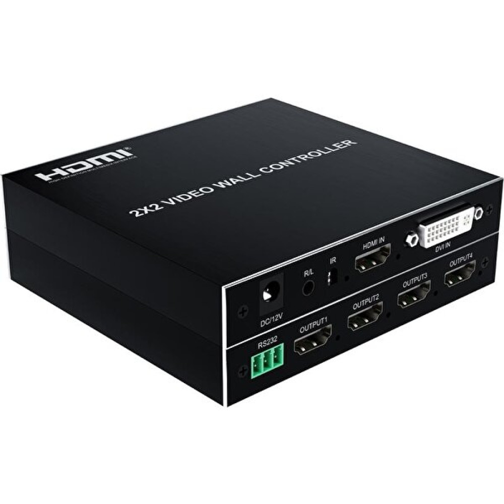 Gplus FHDVW202M 2x2 HDMI DVI Video Wall Controller Full Hd 60 Hz Duvar Ekran Cctv Dvr Nvr Pc Notebook Çoklu Monitör Ekran Genişletici Profesyonel S... Seri & Paralel Kablo Fiyatı