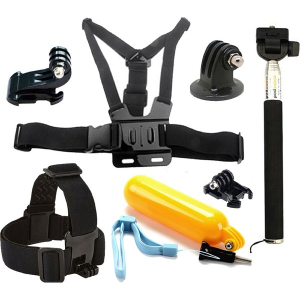 Gplus ST008 8 Parça Tüm Sjcam SJ4000 Eken H9R Gopro Hero Serisi Aksiyon Kameralarla Uyumlu Başlangıç Seti Aksiyon Kameralar Fiyatı