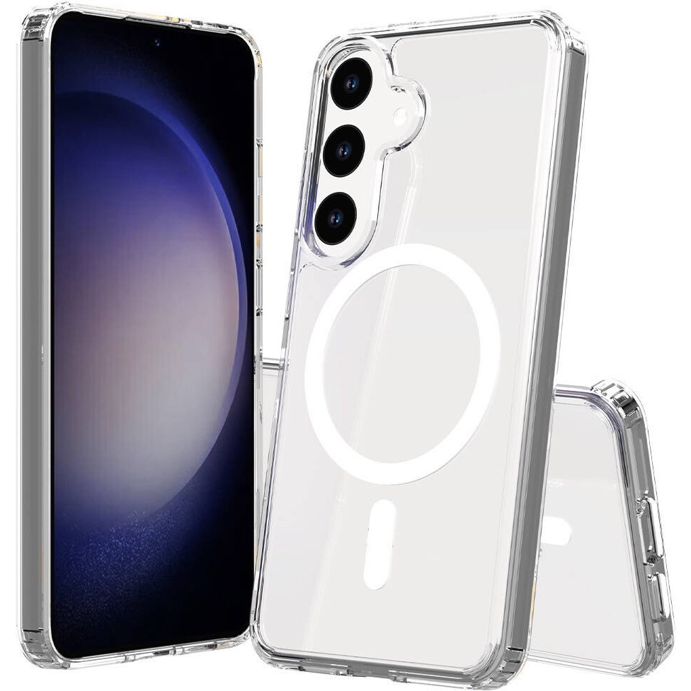 Grabono Galaxy S24 Fe Kılıf Magsafe Şeffaf Sert Pc+Tpu Sararmaz Şeffaf Lansman Pemium Kapak Cep Telefonu Kılıfı Fiyatı