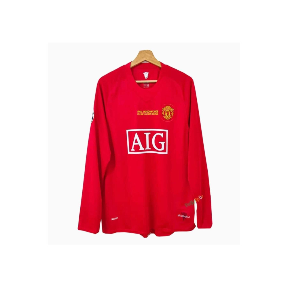 gran coupe 2008 Şampiyonlar Ligi Moscova Finali Manchester United Uzun Kol Ronaldo Forması Türkiye XXL Beden Erkek Forma Fiyatı