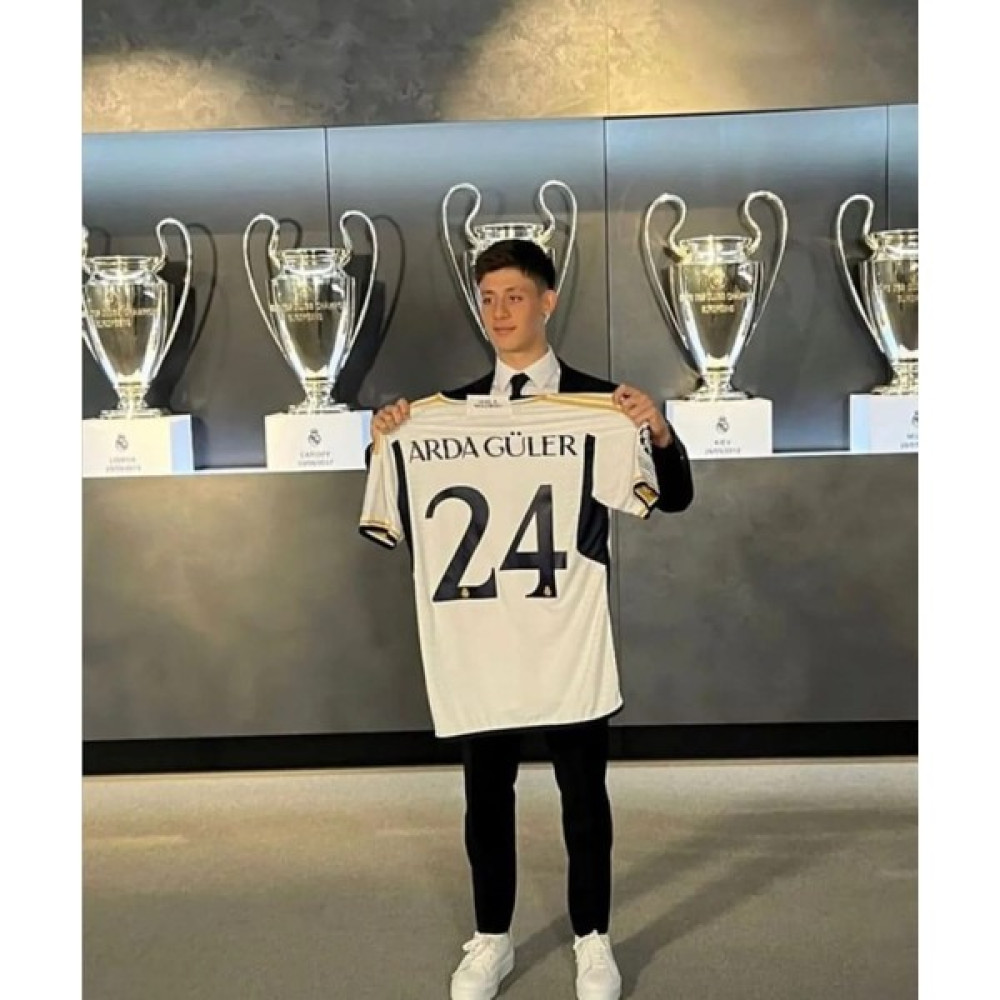 Gran Coupe Real Madrid 2023-24 Yeni Sezon Arda Güler Iç Saha Forması Futbol Malzemeleri Fiyatı