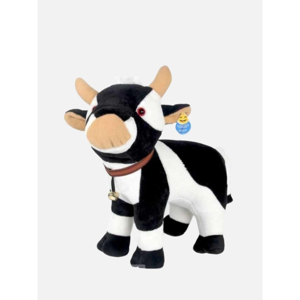 Gran Toys Peluş Zilli Inek - 45cm - SIYAH-BEYAZ Anne Bebek Oyuncak Fiyatı