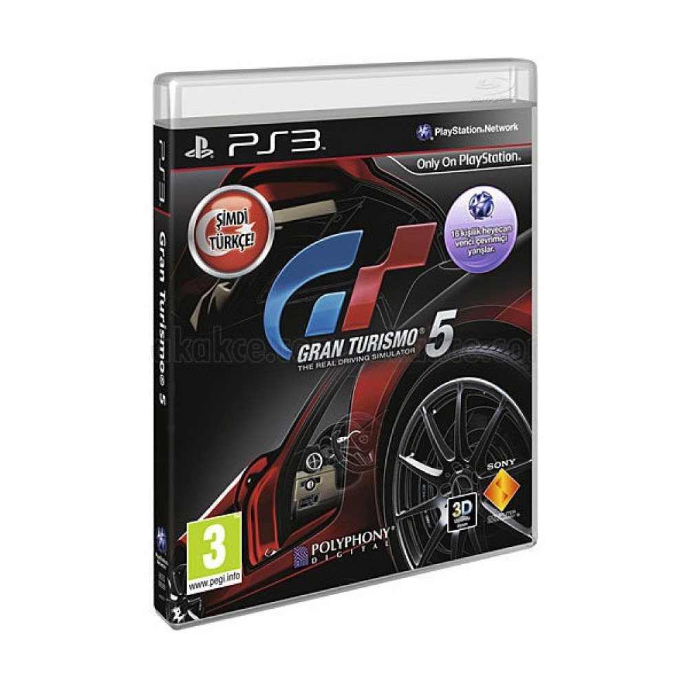 Gran Turismo 5 Türkçe PS3 Oyun PlayStation 2 - 3 Oyunları Fiyatı