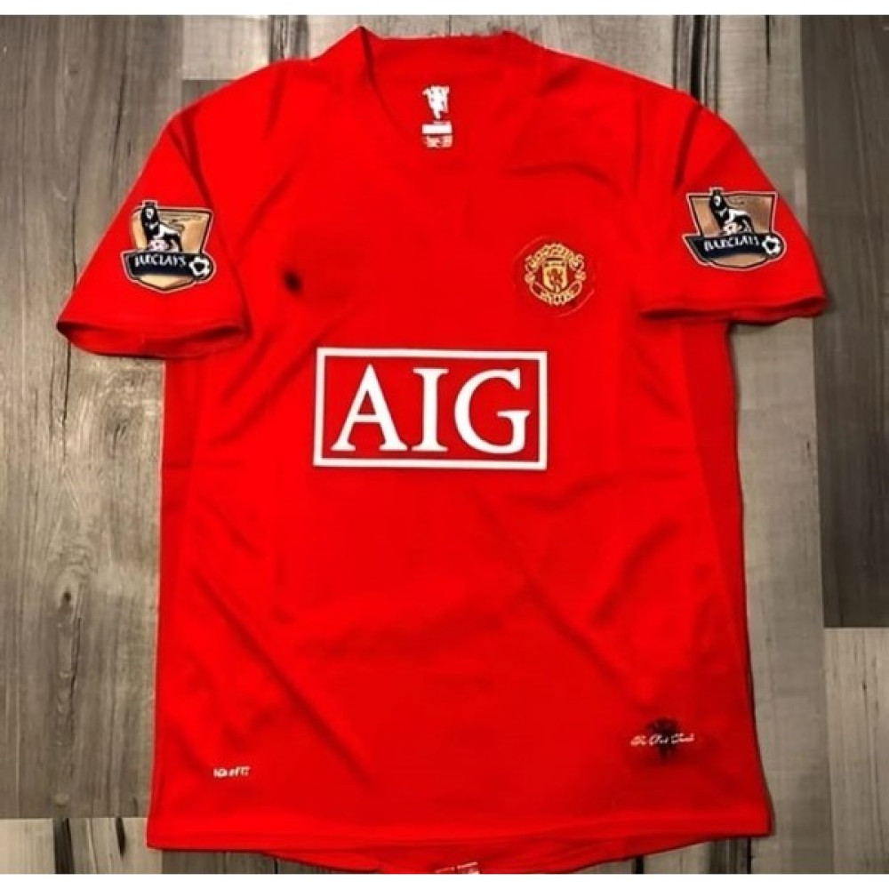 Grancoupe Manchester United 2008 Moskova Şampiyonlar Ligi Finali Cristiano Ronaldo Kısa Kol Forması Futbol Malzemeleri Fiyatı