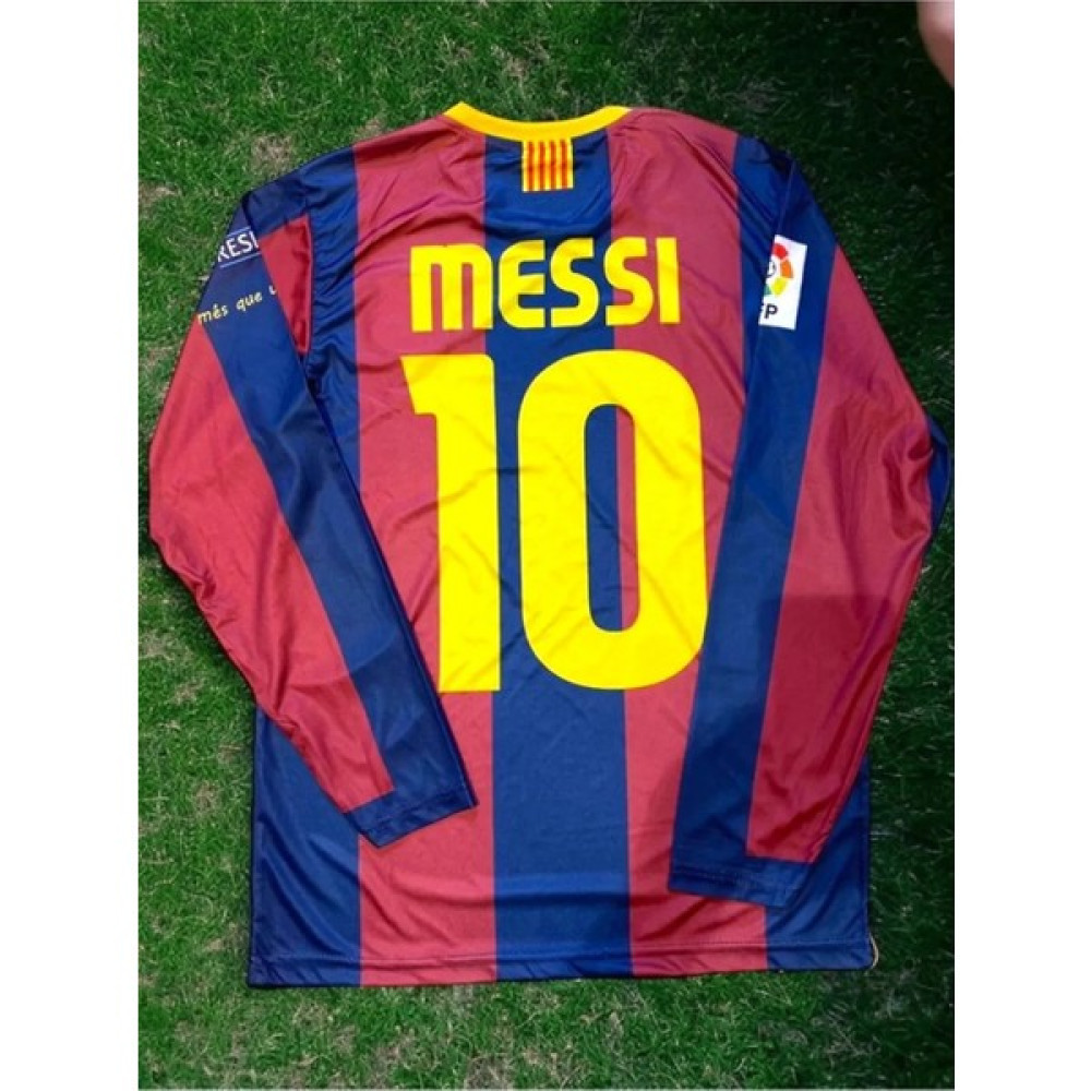 Grancoupe Uzun Kol Messi Barcelona 2011 Sezon Finali Yetişkin Futbol Forması Futbol Malzemeleri Fiyatı
