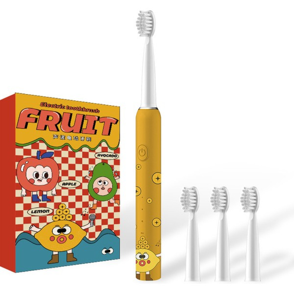 Grand Bazaarr Fruit Serisi Elektrikli Diş Fırçası (Yurt Dışından) - Sarı Şarjlı Diş Fırçası ve Aksesuarları Fiyatı