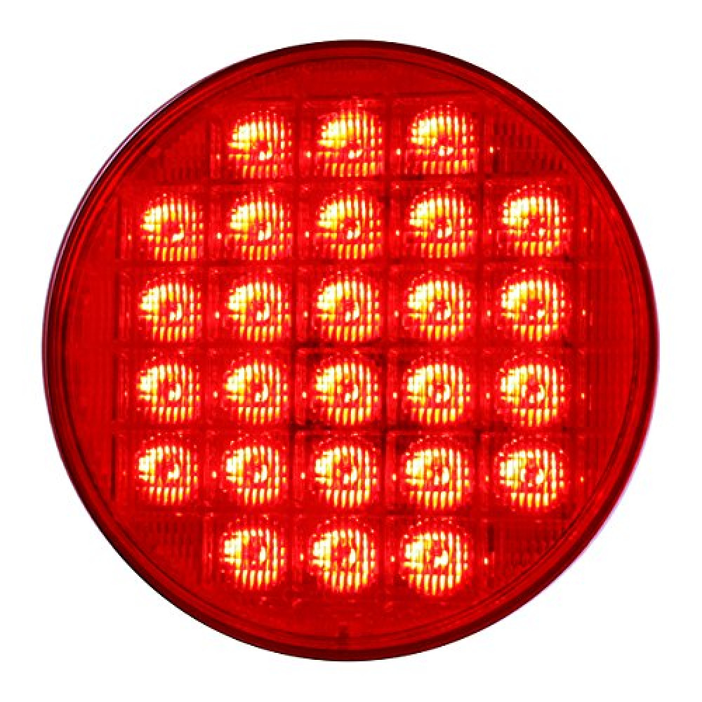 Grand General 74892 Red 4" Smart Dynamic LED Sealed Light