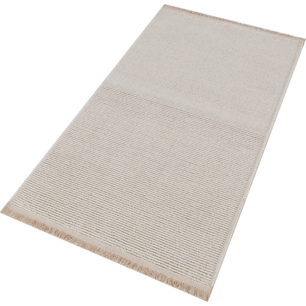 Grand Hedef Halı Doğal Jüt Hasır Görünümlü Kemik Renği - 80 x 150 cm - Bej Salon Halısı Fiyatı