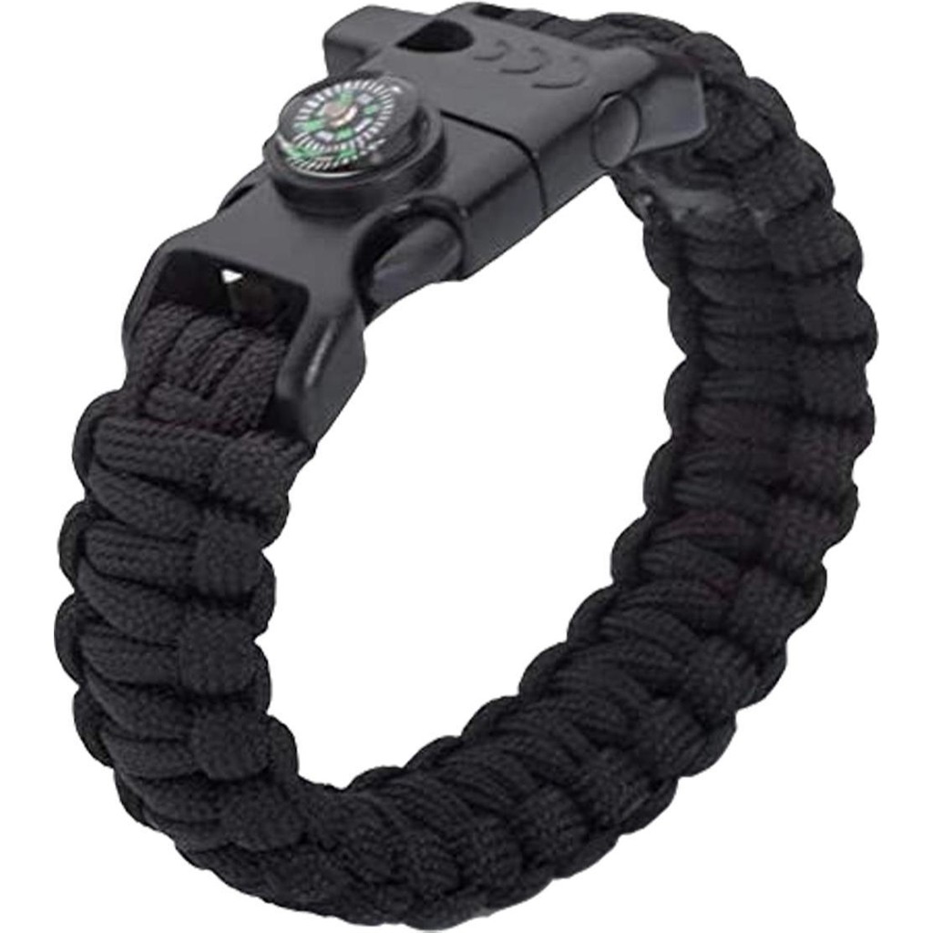 Grand Wolf Gwfpbk - 4 Fonksiyonlu Paracord Bileklik - Standart - Siyah Kondisyon Aletleri Fiyatı