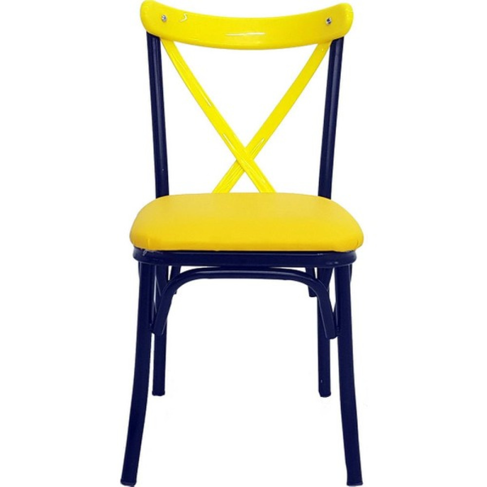 Grande Home "renkli Tonet Plastik Sırt Sünger Minder Oturma Sarı Mutfak,balkon ve Salon Sandalyesi" Masa - Sandalye & Tabure Fiyatı