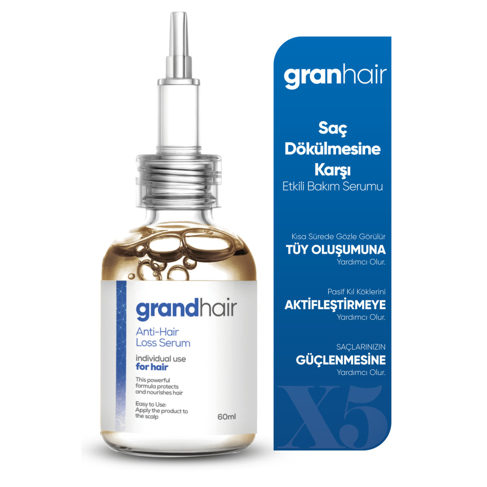 Grandhair Saç Dökülmelerine Karşı Etkili Bakım Serumu 60 Ml Saç Bakım Maskeleri & Serumlar & Spreyler Fiyatı