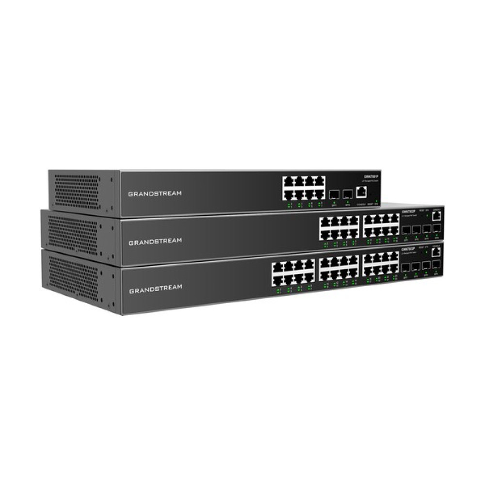 Grandstream GWN7803P 24 Port Poe Gigabit Switch 360WATT Hub & Switch Fiyatı