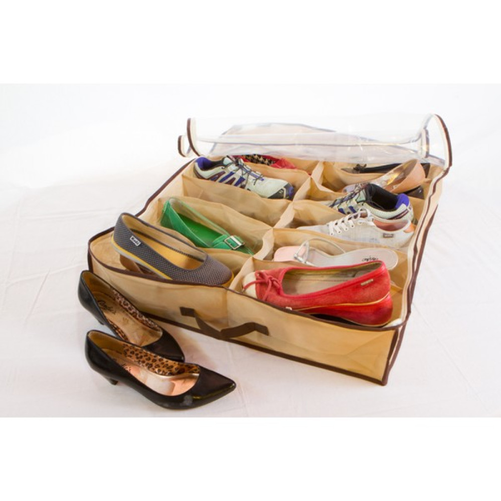 Grandzone Ayakkabı Saklama Çantası 12 Bölmeli Shoes Under Ayakkabı Saklama Kutusu Fiyatı