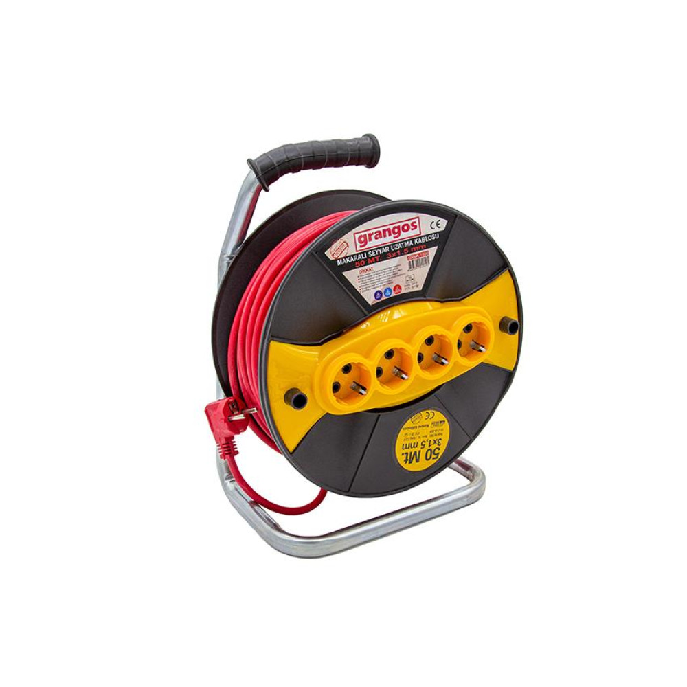 Grangos GRMK1550 3X1,5Mm 50Mt Makaralı Uzatma Kablo Oto, Bahçe, Yapı Market Fiyatı