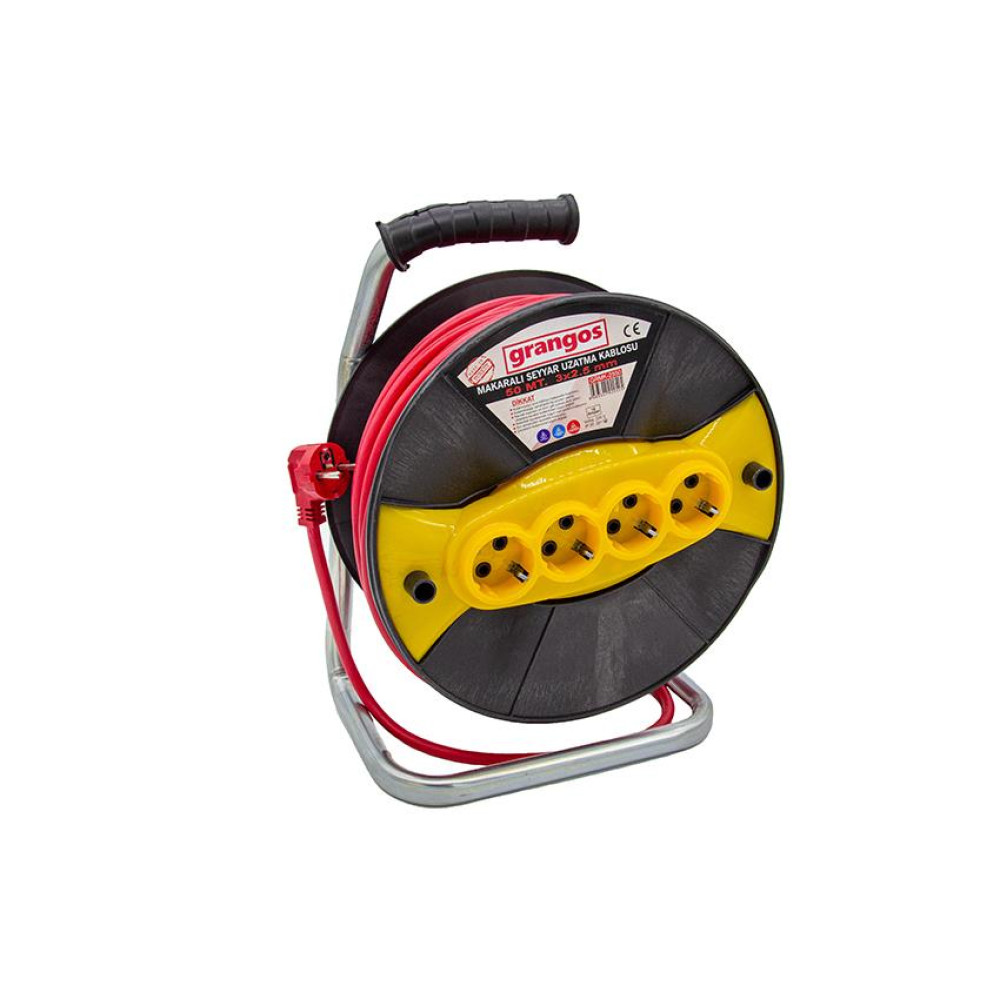 Grangos GRMK2540 3X2,5Mm 40Mt Makaralı Uzatma Kablo Oto, Bahçe, Yapı Market Fiyatı