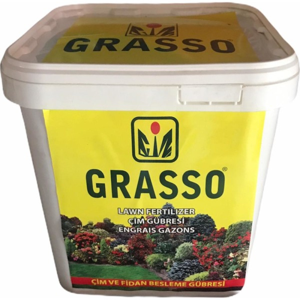 Grasso Çim Gübresi 25-5-10+ME (5 kg-125 m2) Gübre Fiyatı