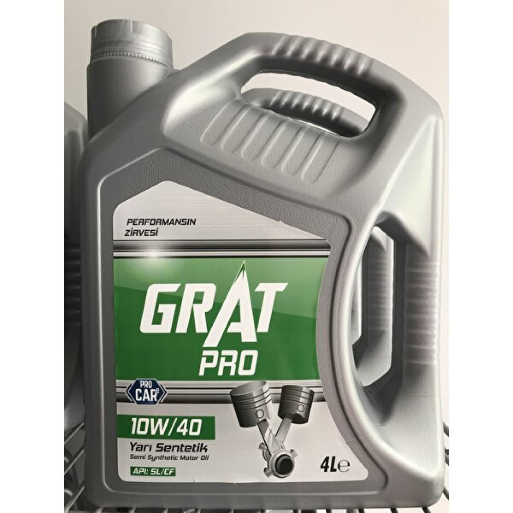 Grat Pro Yarı Sentetik 10W-40 4 Litre Motor Yağı ( Üretim Yılı: 2023 ) Motor Yağı Fiyatı
