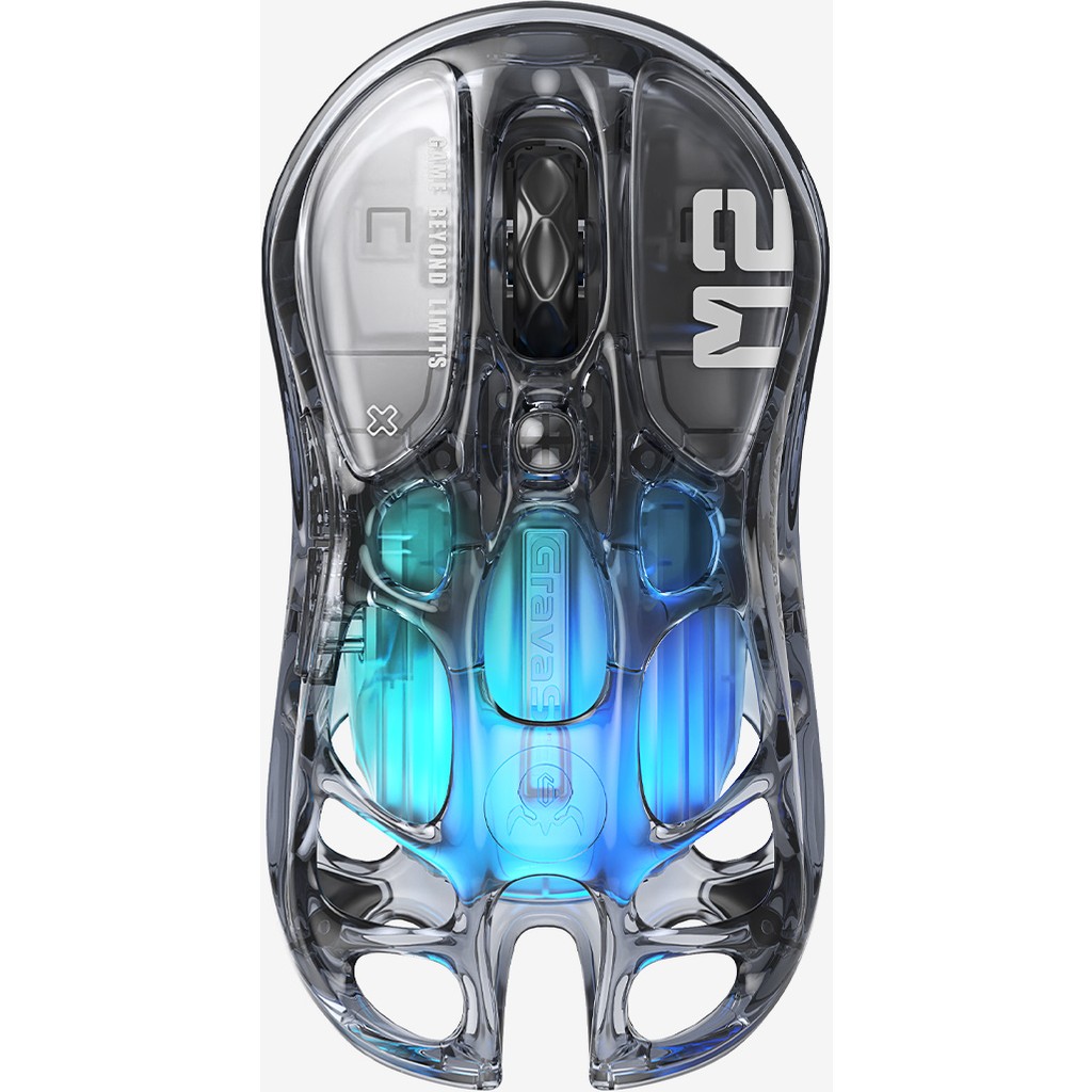 Gravastar Mercury M2 Rgb 26K Dpı Optik Gaming Mouse, Kablosuz, Programlanabilir 5 Tuşlu, Şeffaf Siyah - Black Klavye - Mouse Fiyatı