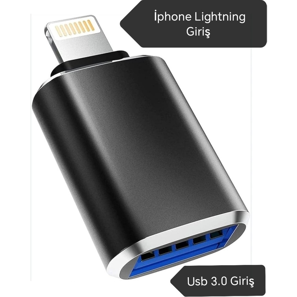 Grc Accessory Lightning To USB Veri Aktarımı iPad iPhone Uyumlu Otg iphone 11 12 13 14 Pro Çevirici Dönüştürücü Cep Telefonu Fiyatı