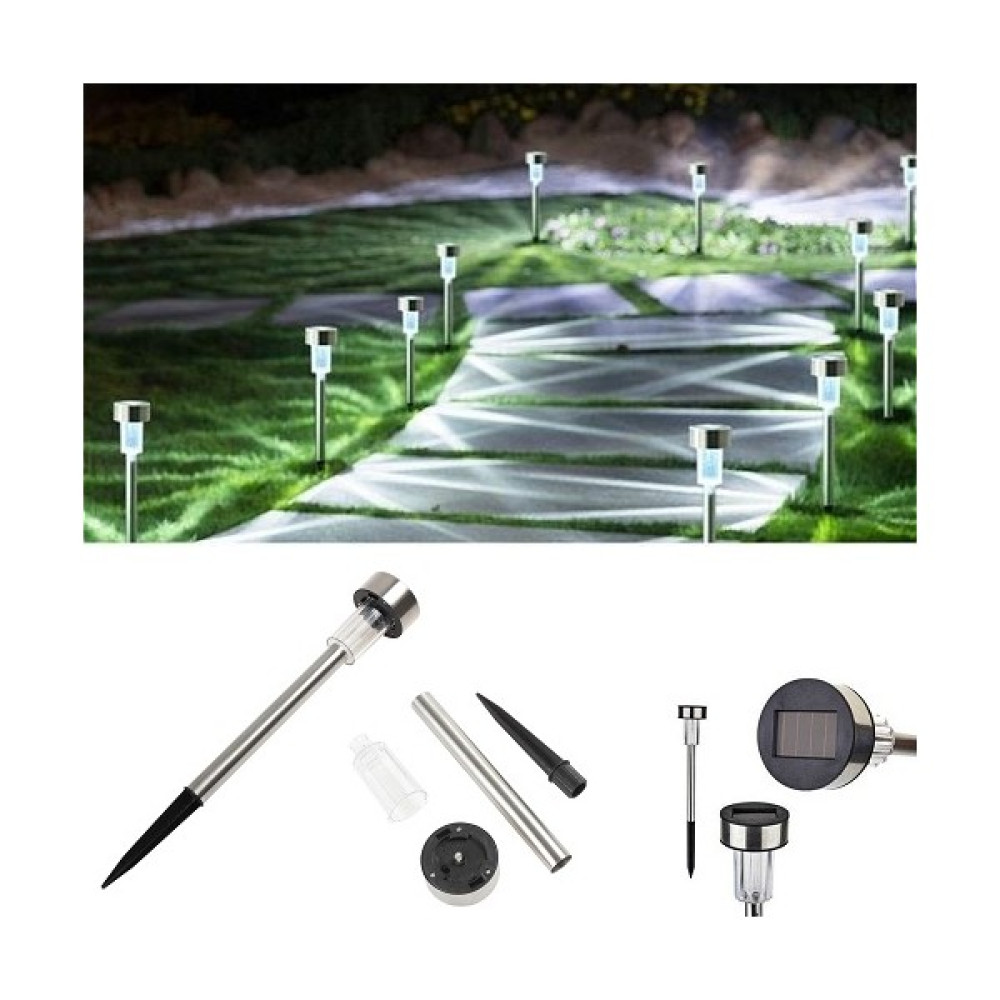 Greathings 10 Adet - Güneş Enerjili Bahçe Lambası Solar Aydınlatma - 33 x 5 cm Dış Mekan & Bahçe Oyuncakları Fiyatı