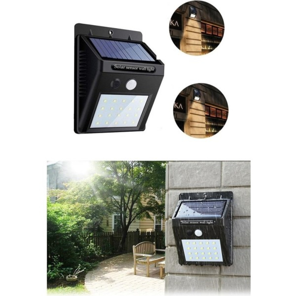Greathings Sarı LED Gün Işığı 2 Adet Güneş Enerjili 20 Ledli Bahçe Aydınlatma Solar Dış Mekan Lambası Hareket Sensörlü Dış Mekan & Bahçe Oyuncakları Fiyatı
