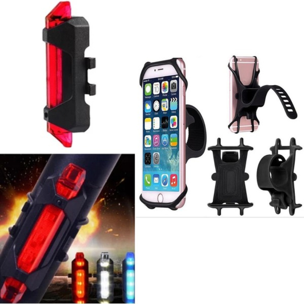 GreathingsBISIKLET Arka Stop Uyarı Ikaz Işığı Şarjlı 4 Modlu Lamba ve Universal Motorsiklet Bisiklet Telefon Navigasyon Tutucu 2'li Set Bisiklet Aksesuarları Fiyatı
