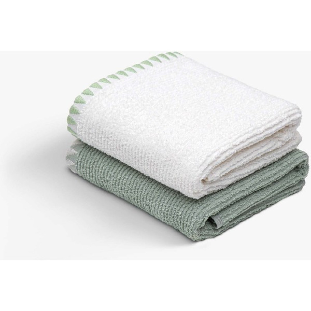 Green Black Vera 2'li Mutfak Havlusu Krem-Mint - 50 x 70 cm - Krem - Mint El / Yüz Havlusu Fiyatı