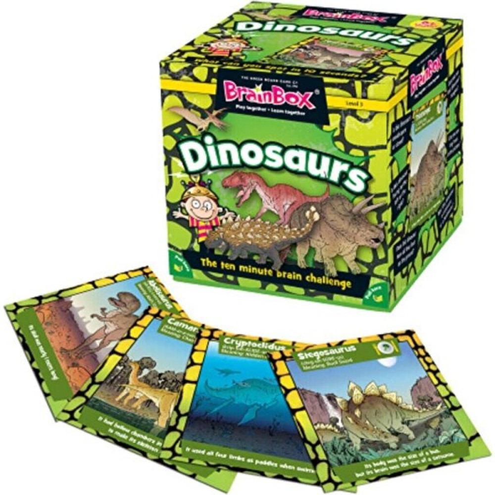 Green Board Games Brainbox Dinozorlar (Dinosaurs) - Ingilizce Eğitici Oyun Kartları - Renkli Eğitici Oyuncak Fiyatı