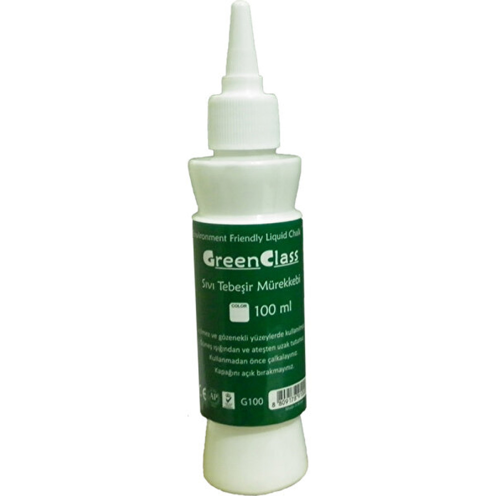 Green Class Beyaz Sıvı Tebeşir Mürekkebi 100 Ml Tebeşir Fiyatı