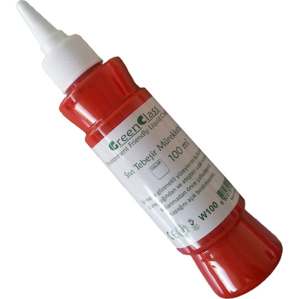 Green Class Sıvı Tebeşir Tahta Kalemi Mürekkebi 100ml - Kırmızı Kalem & Yazı Gereçleri Fiyatı