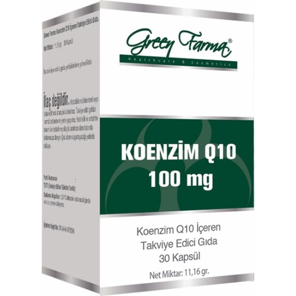Green Farma Koenzim Q10 30 Kapsül Diğer Fiyatı