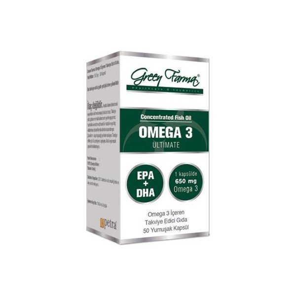 Green Farma Omega 3 Ultimate 50 Diğer Fiyatı