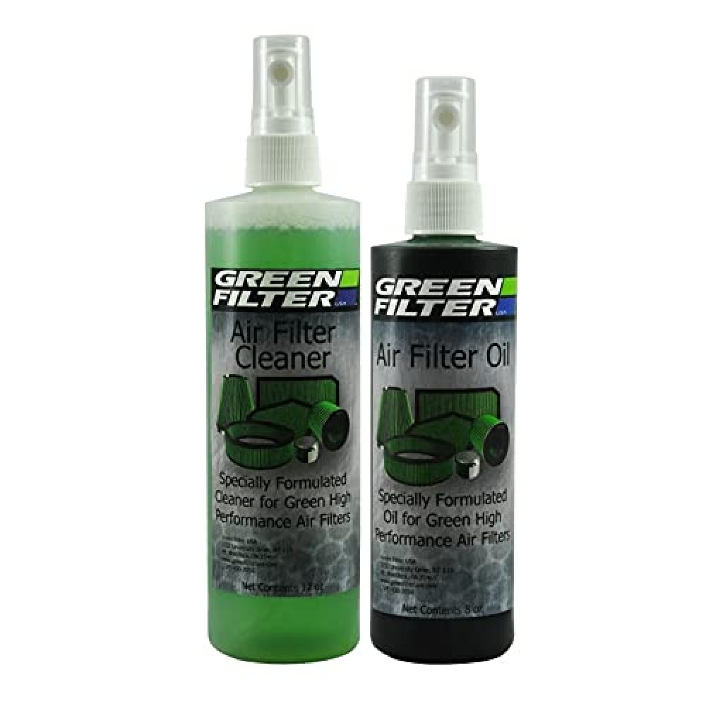 Green Filter 2000 Green High Performance Air Filter Recharge Oil and Cleaner Kit